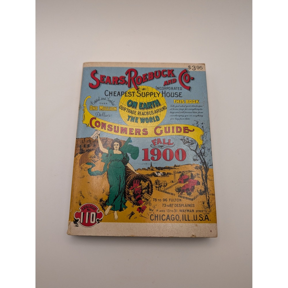 Sears Roebuck and Co Consumers Guide Fall 1900 Miniature 1970 Reproduction Book